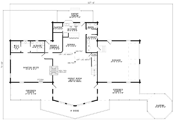 main floor house blueprint