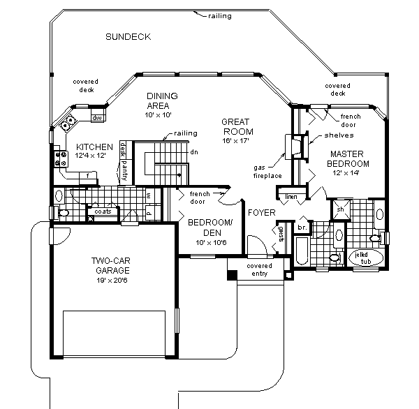 main floor house blueprint