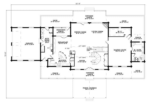 main floor house blueprint