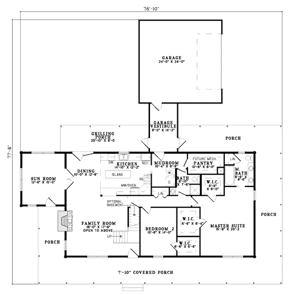 main floor house blueprint