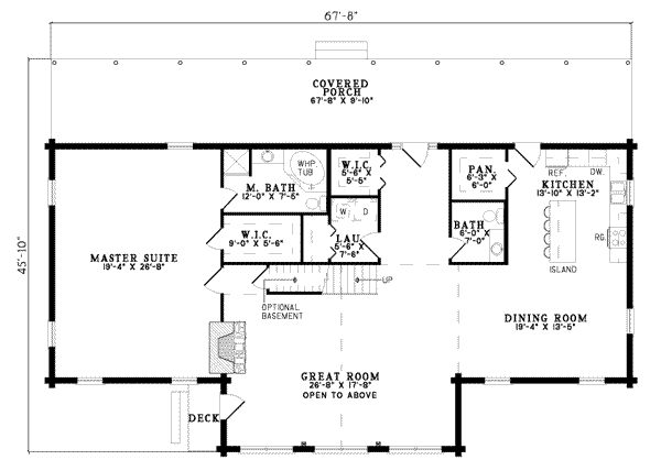 main floor house blueprint
