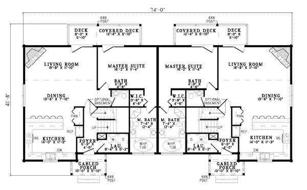 main floor house blueprint