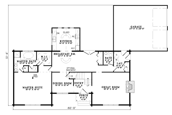 main floor house blueprint