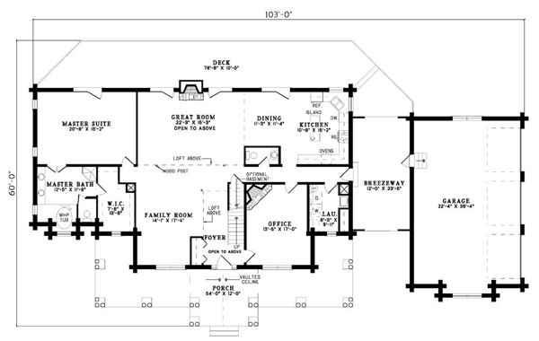 main floor house blueprint