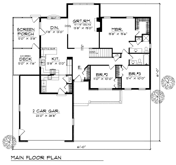 main floor house blueprint