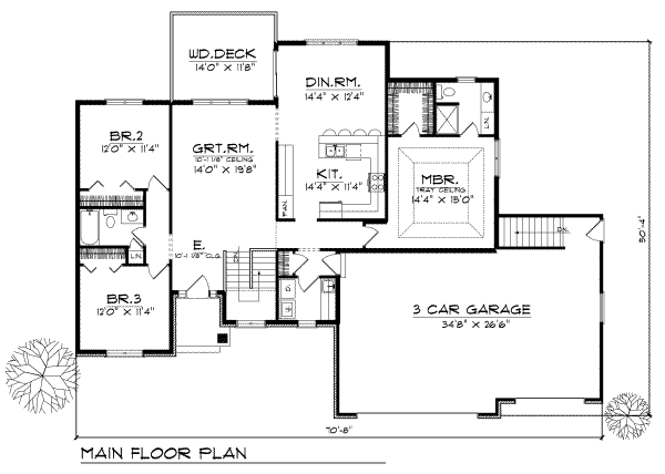 main floor house blueprint