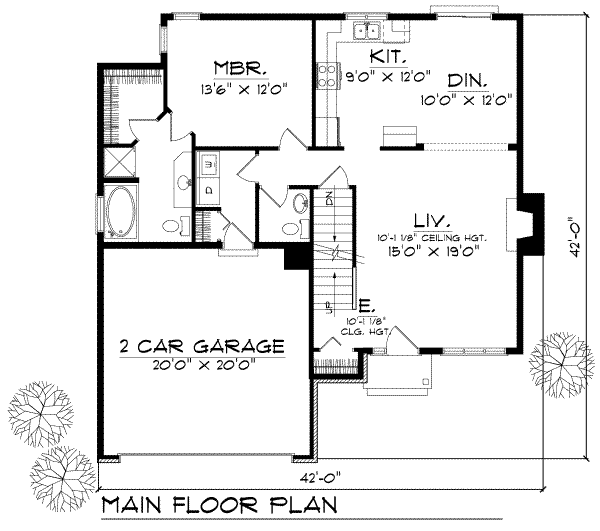 main floor house blueprint