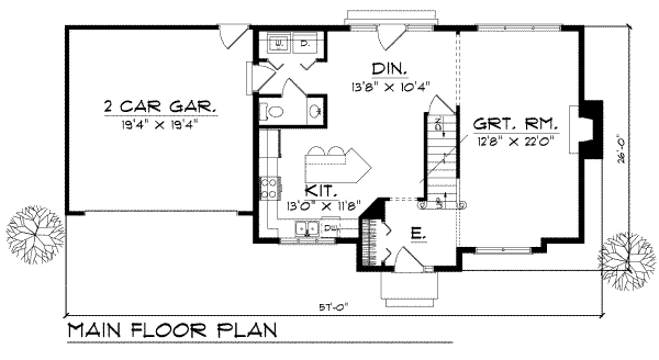 main floor house blueprint