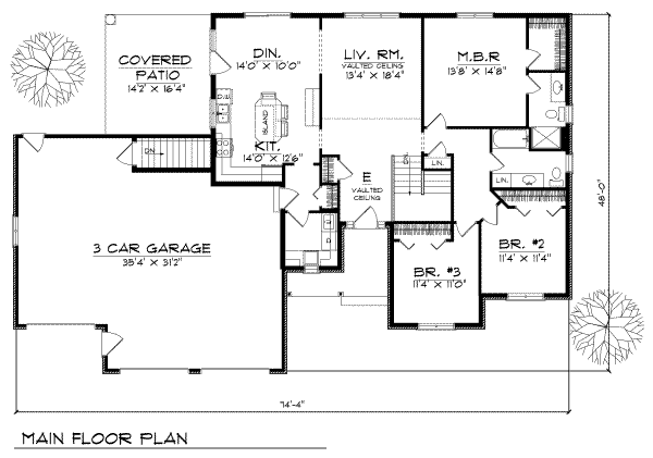 main floor house blueprint