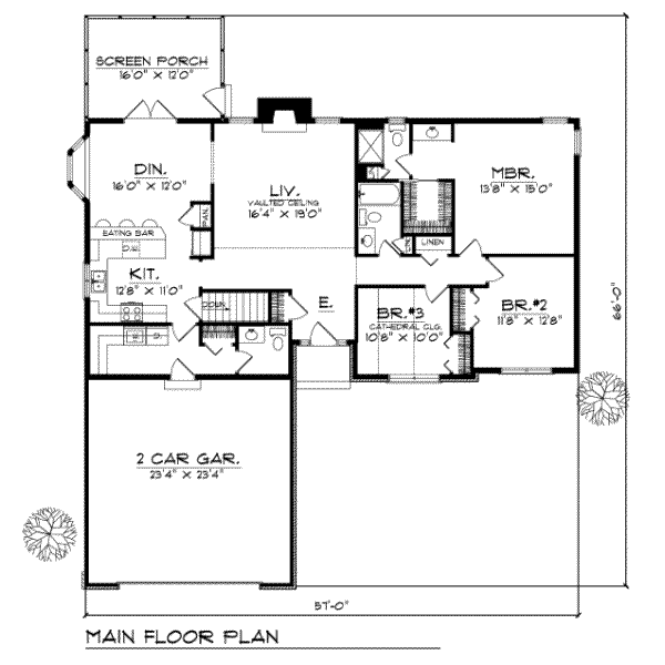 main floor house blueprint