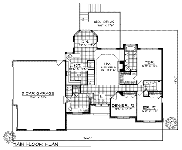 main floor house blueprint