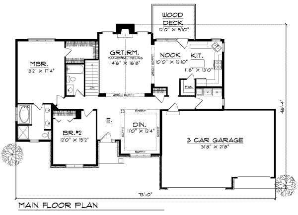 main floor house blueprint
