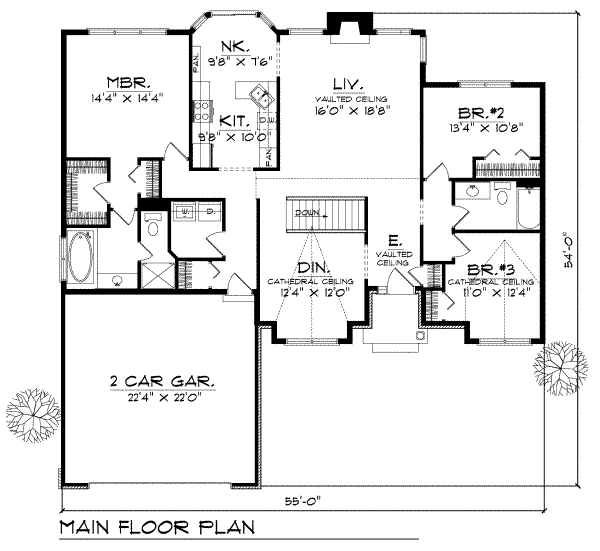 main floor house blueprint