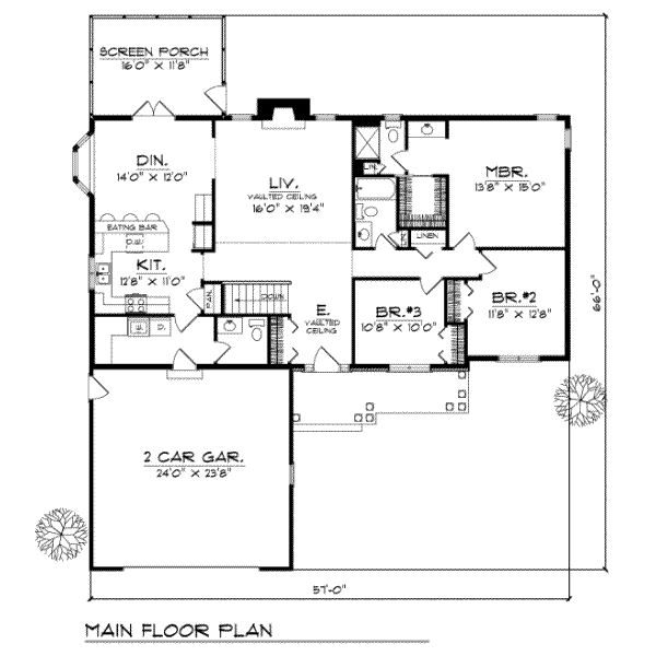 main floor house blueprint