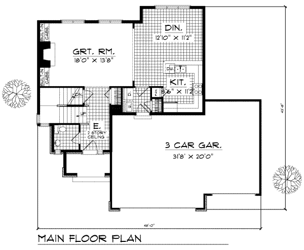 main floor house blueprint