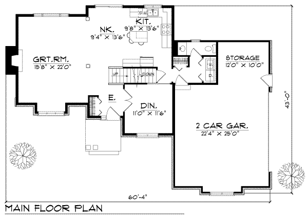 main floor house blueprint