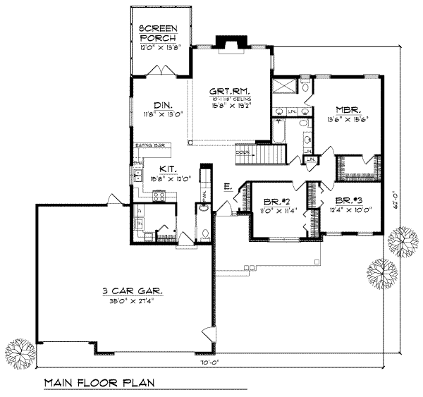 main floor house blueprint
