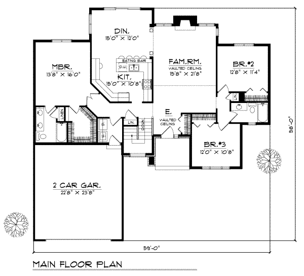 main floor house blueprint