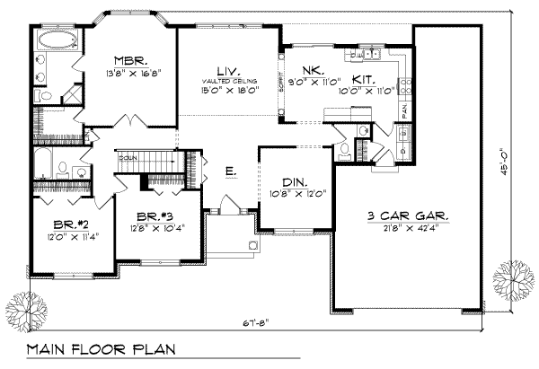 main floor house blueprint