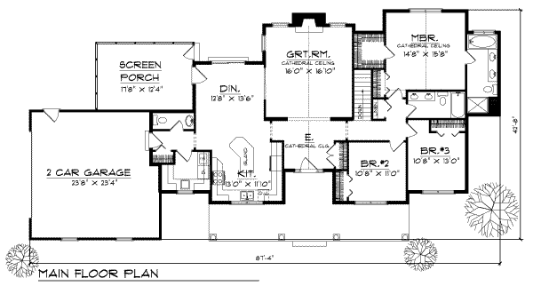main floor house blueprint