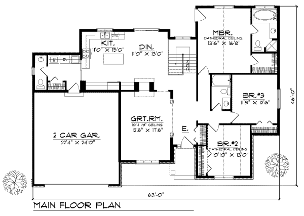main floor house blueprint