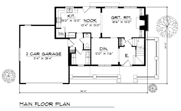 main floor house blueprint