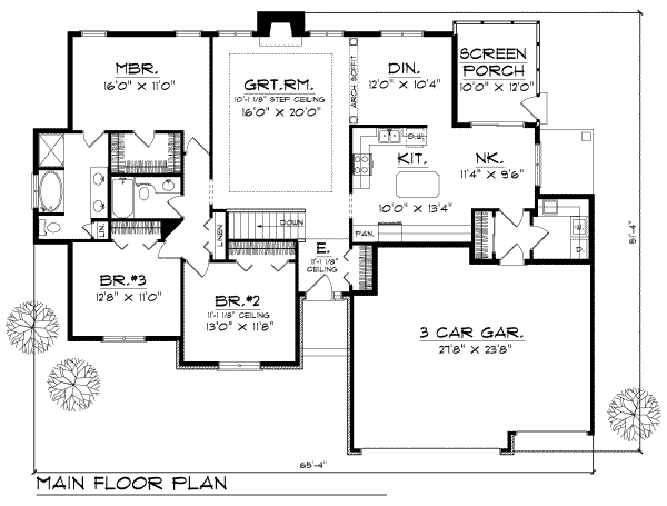 main floor house blueprint