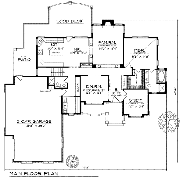 main floor house blueprint