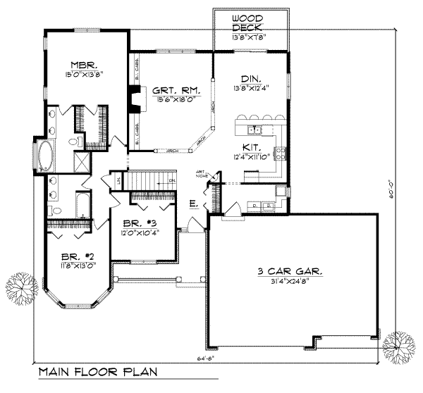 main floor house blueprint