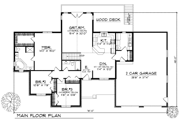 main floor house blueprint
