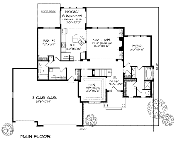 main floor house blueprint