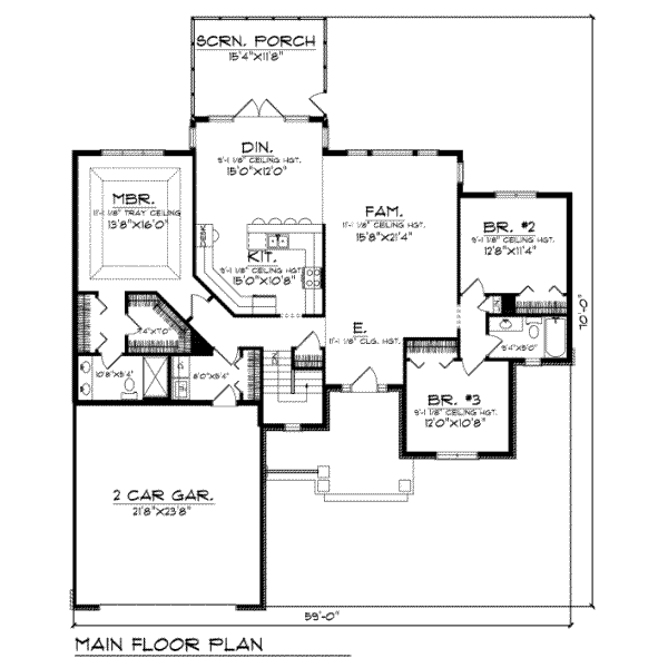 main floor house blueprint