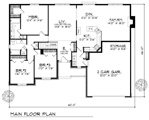main floor house blueprint