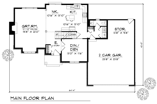main floor house blueprint
