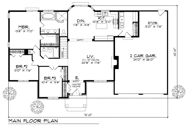main floor house blueprint