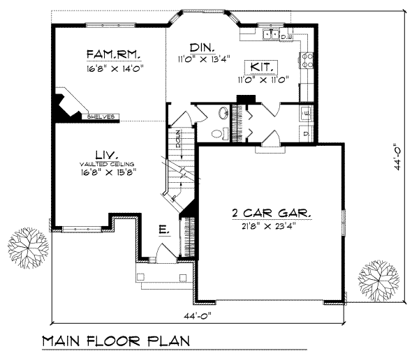 main floor house blueprint
