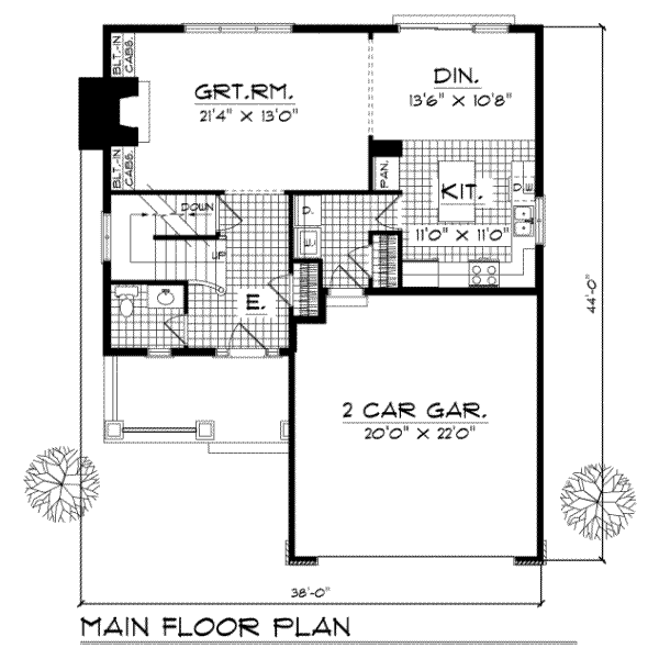 main floor house blueprint