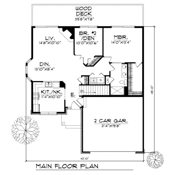 main floor house blueprint