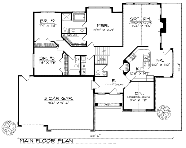 main floor house blueprint