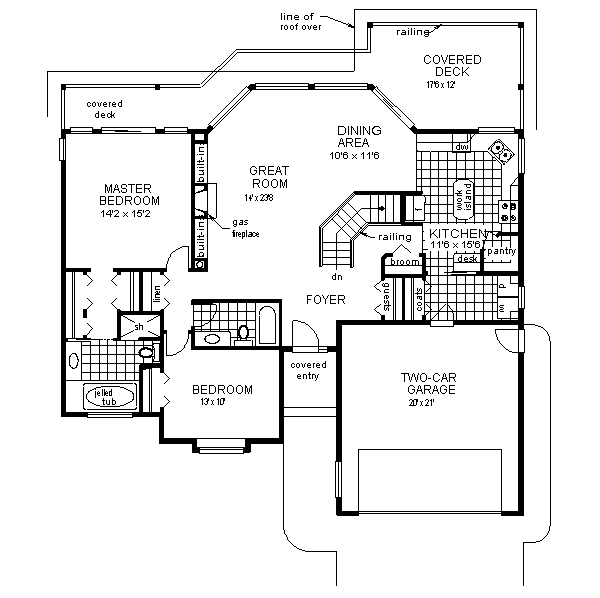 main floor house blueprint