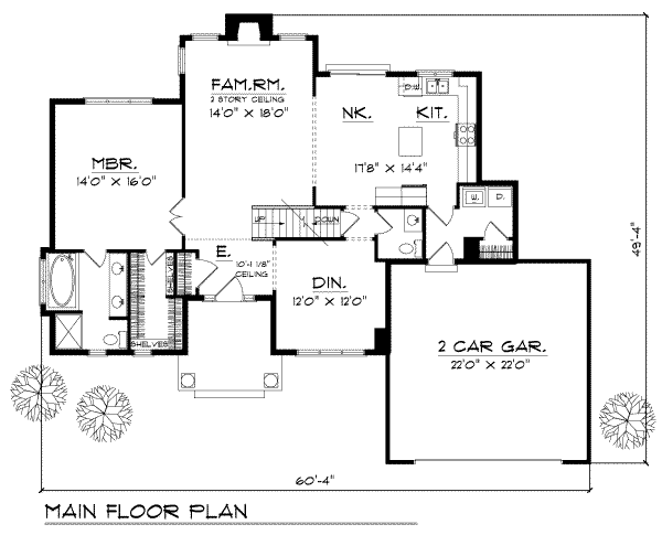 main floor house blueprint