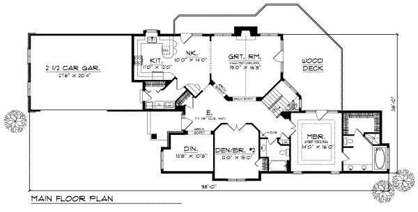 main floor house blueprint
