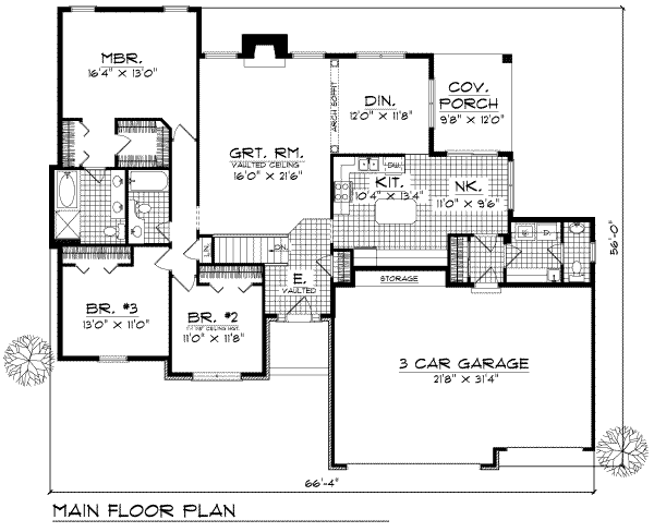 main floor house blueprint