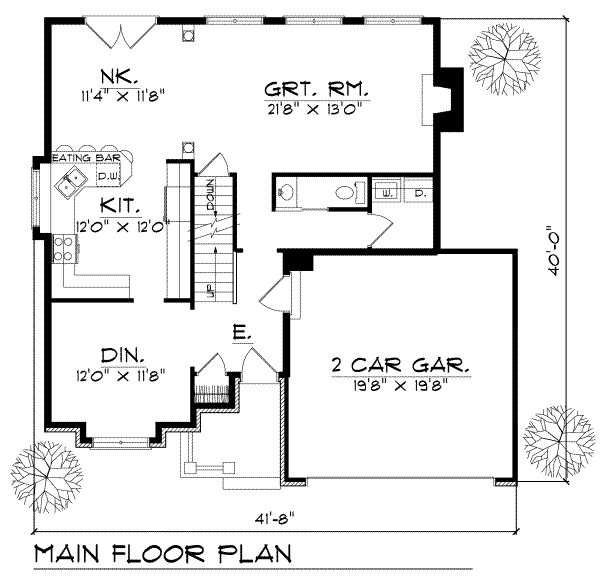 main floor house blueprint