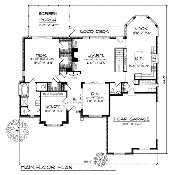 main floor house blueprint