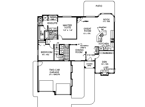 main floor house blueprint