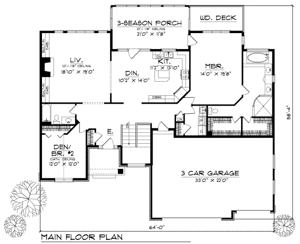 main floor house blueprint