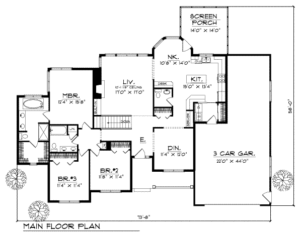 main floor house blueprint
