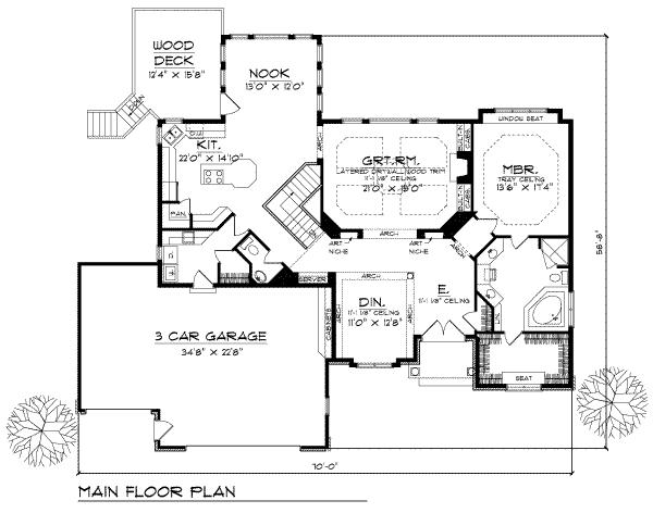 main floor house blueprint