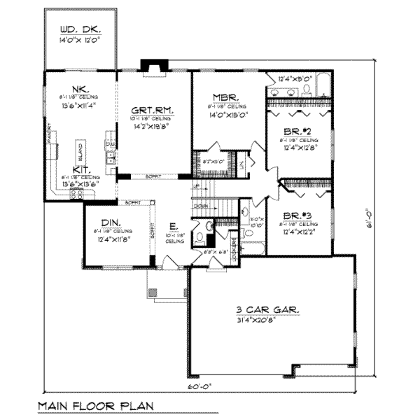 main floor house blueprint